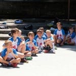 Kosarkarski kamp, ki ga organizirata ZSSDI in sportna sola Polet/Kontovel.