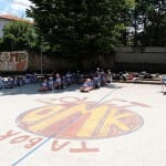 Kosarkarski kamp, ki ga organizirata ZSSDI in sportna sola Polet/Kontovel.