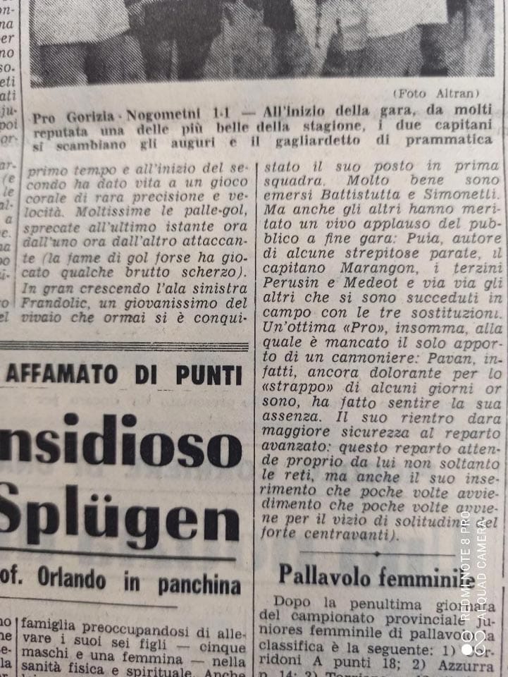 Foto 9 članek
Srečanje med Pro Gorizie in NK Vozila iz Nove Gorice