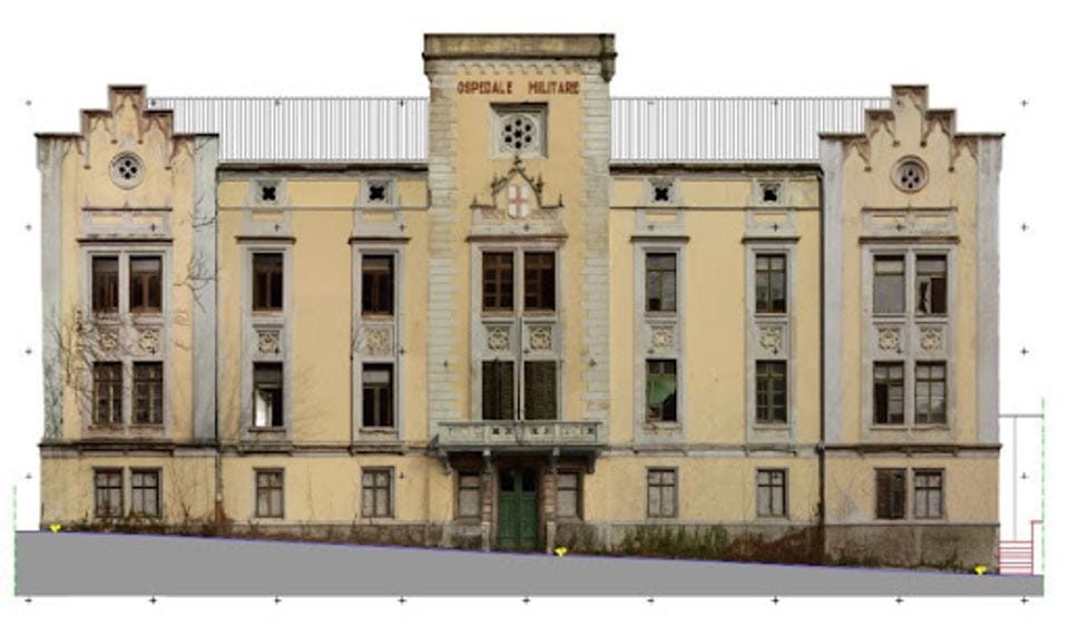 Foto 3 Tako je zgledala vojaška bolnica v Trstu v času, ko sem tam opravljal vojaški rok.