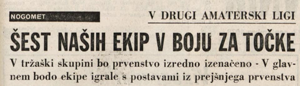 Foto 4: Tako je 17.09.1978 Primorski predstavil prvenstvo 1978/79.