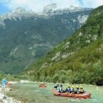 AŠD Mladina - Smučarji z raftom po reki Soči