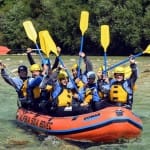 AŠD Mladina - Smučarji z raftom po reki Soči