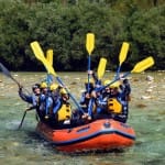 AŠD Mladina - Smučarji z raftom po reki Soči