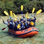 AŠD Mladina - Smučarji z raftom po reki Soči