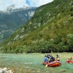 AŠD Mladina - Smučarji z raftom po reki Soči