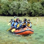AŠD Mladina - Smučarji z raftom po reki Soči