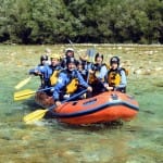 AŠD Mladina - Smučarji z raftom po reki Soči