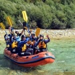 AŠD Mladina - Smučarji z raftom po reki Soči