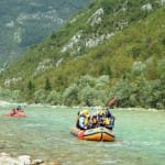 AŠD Mladina - Smučarji z raftom po reki Soči