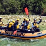 AŠD Mladina - Smučarji z raftom po reki Soči