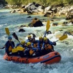 AŠD Mladina - Smučarji z raftom po reki Soči