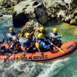 AŠD Mladina - Smučarji z raftom po reki Soči