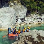 AŠD Mladina - Smučarji z raftom po reki Soči