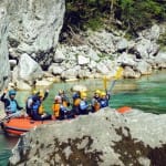 AŠD Mladina - Smučarji z raftom po reki Soči