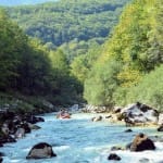 AŠD Mladina - Smučarji z raftom po reki Soči