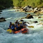 AŠD Mladina - Smučarji z raftom po reki Soči