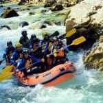 AŠD Mladina - Smučarji z raftom po reki Soči