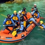 AŠD Mladina - Smučarji z raftom po reki Soči