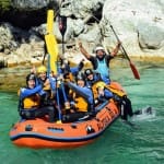 AŠD Mladina - Smučarji z raftom po reki Soči