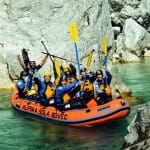 AŠD Mladina - Smučarji z raftom po reki Soči