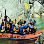AŠD Mladina - Smučarji z raftom po reki Soči