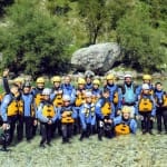 AŠD Mladina - Smučarji z raftom po reki Soči