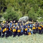 AŠD Mladina - Smučarji z raftom po reki Soči