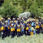 AŠD Mladina - Smučarji z raftom po reki Soči