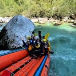 AŠD Mladina - Smučarji z raftom po reki Soči