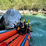 AŠD Mladina - Smučarji z raftom po reki Soči