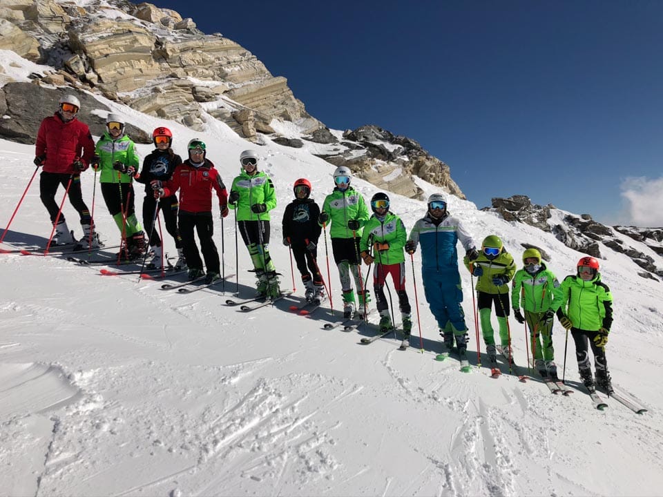 AŠD Mladina: dečki in naraščajniki na ledeniku Mölltaler Gl