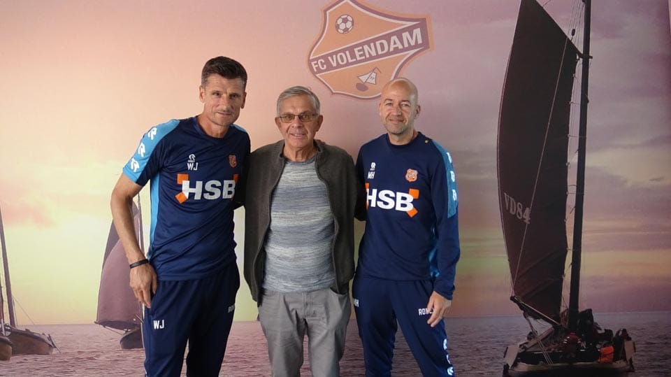 17. foto Po dolgem skupnem pogovoru; Wim Jonk, Frandolič in Michel Hordijk