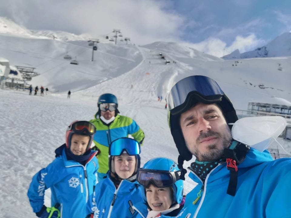 SK Brdina: baby in superbaby na ledeniku Kitzsteinhorn