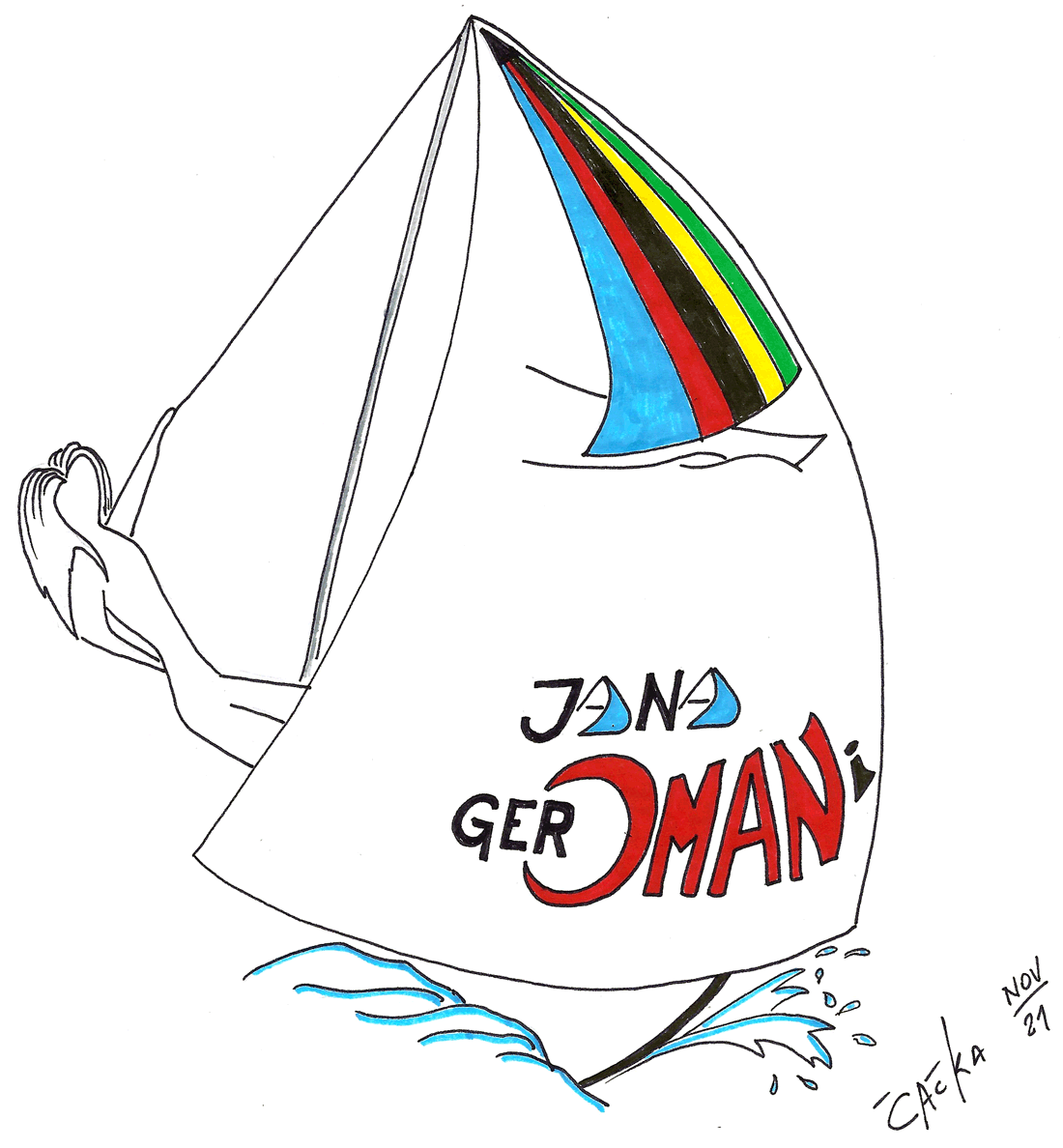 Kekove vinjete: Jana Germani v Omanu