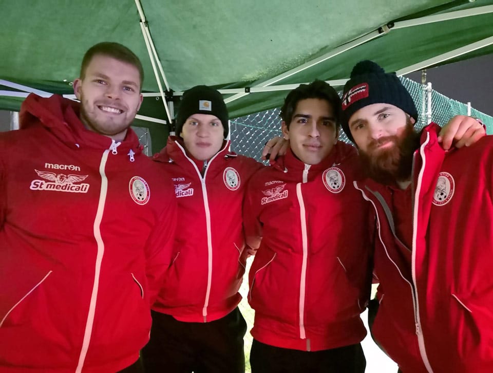 Strelci Juventine, od leve: Selva, Cocolet, Hoti in Marini