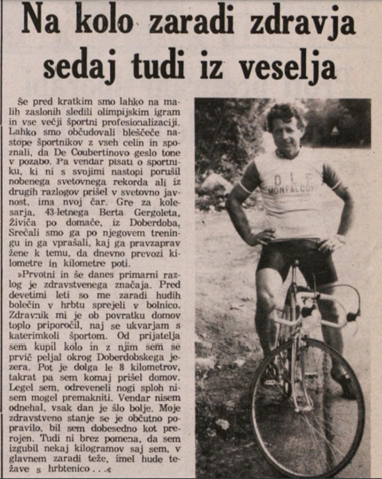 Foto 1 Berto Gergolet Živič: zdrav življenjski stil