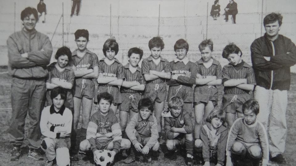 Foto 19 Prvi koraki kot trener. Na sliki skupaj z Darijem Gergoletom