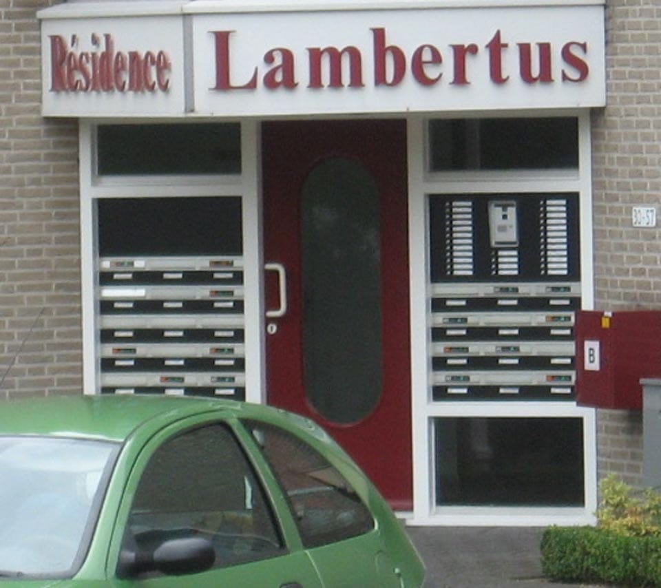 Foto 10 Kerkrade center. V rezidenci Lambertus je na št. 37 stanoval Wiel Coerver