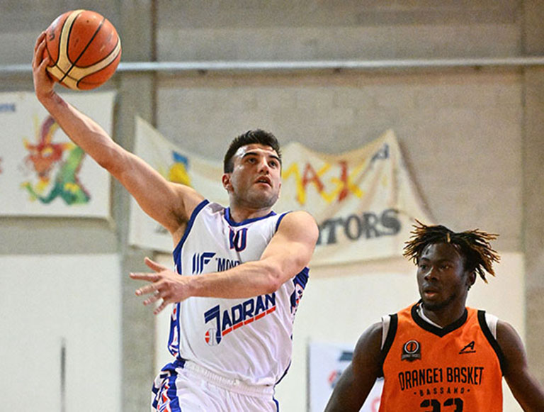 Opcine 27-03-2022 - Sport - KOSARKA - DRZAVNA C LIGA GOLD - Jadran Monticolo Foti - Basket Bassano