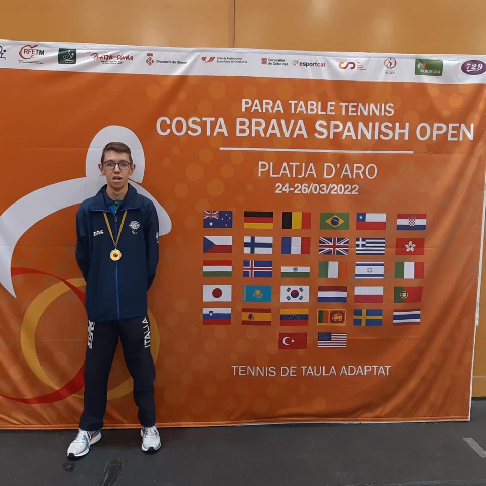 Matteo Parenzan (Kras) zmagal na paralimpijskem turnirju v Barce