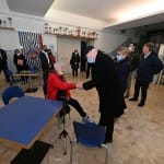 Obisk ministrice Helene Jaklitsch pri slovenskih sportnih drustvih na Trzaskem