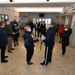 Obisk ministrice Helene Jaklitsch pri slovenskih sportnih drustvih na Trzaskem