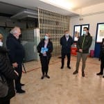 Obisk ministrice Helene Jaklitsch pri slovenskih sportnih drustvih na Trzaskem