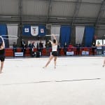 Obisk ministrice Helene Jaklitsch pri slovenskih sportnih drustvih na Trzaskem