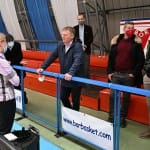 Obisk ministrice Helene Jaklitsch pri slovenskih sportnih drustvih na Trzaskem