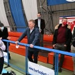 Obisk ministrice Helene Jaklitsch pri slovenskih sportnih drustvih na Trzaskem