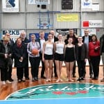 Obisk ministrice Helene Jaklitsch pri slovenskih sportnih drustvih na Trzaskem
