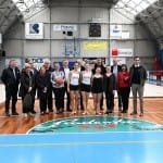 Obisk ministrice Helene Jaklitsch pri slovenskih sportnih drustvih na Trzaskem