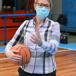 Obisk ministrice Helene Jaklitsch pri slovenskih sportnih drustvih na Trzaskem